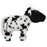 Tuffy MIGHTY Farm Cow Tough Plush Dog Toy