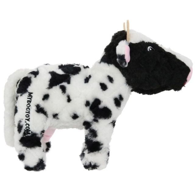 Tuffy MIGHTY Farm Cow Tough Plush Dog Toy