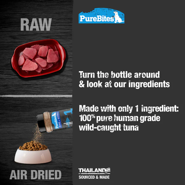 PureBites Tuna Sprinkles Dog Treats 3.5oz