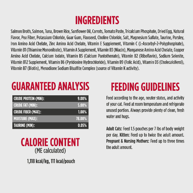 Nulo Gently Cooked Meals for Cats Salmon & Tuna Recipe 3.5oz