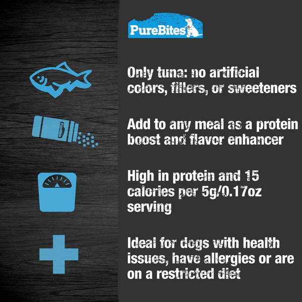 PureBites Tuna Sprinkles Dog Treats 3.5oz