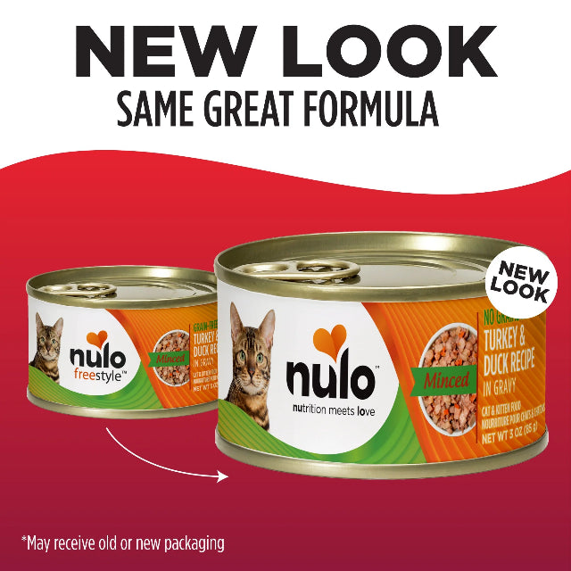 Nulo Minced Turkey & Duck Recipe for Cats Grain Free 3oz