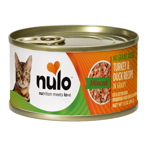 Nulo Minced Turkey & Duck Recipe for Cats Grain Free 3oz