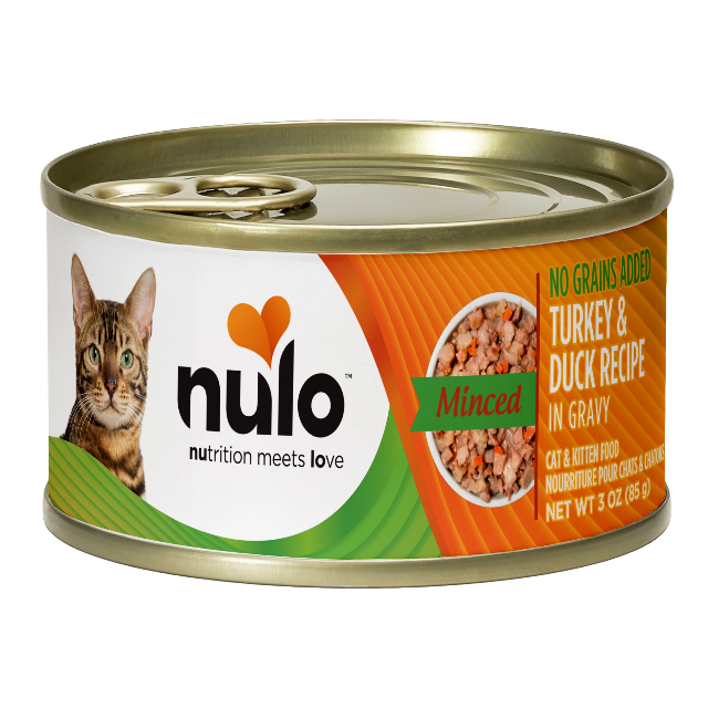 Nulo Minced Turkey & Duck Recipe for Cats Grain Free 3oz