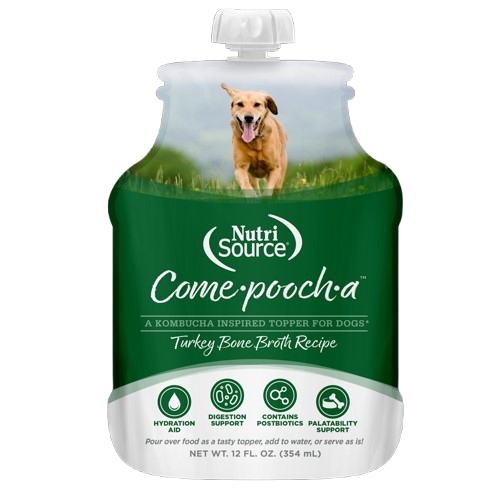 Nutrisource Dog Come·pooch·a Turkey Bone Broth 12oz