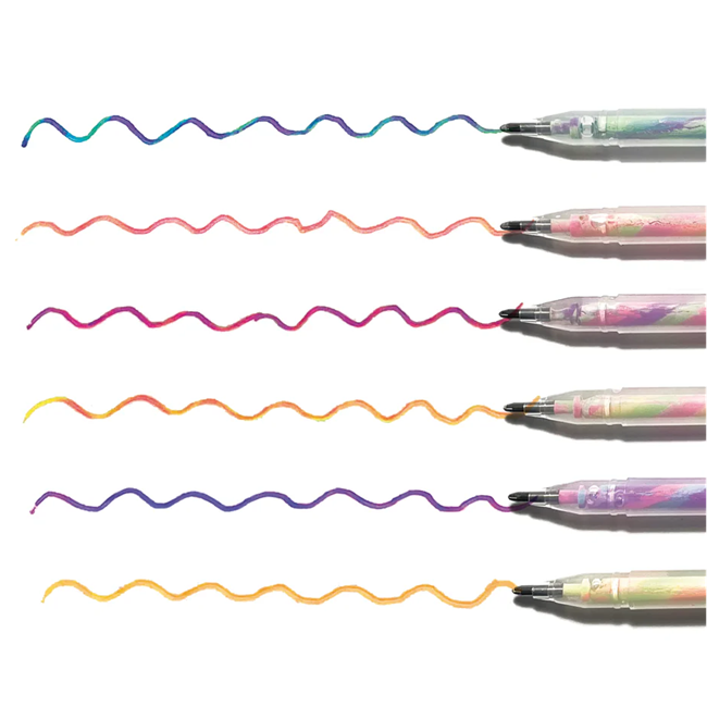 Tutti Fruitti Scented Gel Pens - Multi-Colored - Set of 6