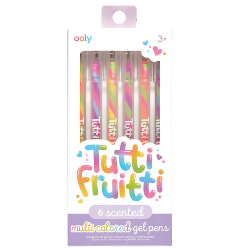 Tutti Fruitti Scented Gel Pens - Multi-Colored - Set of 6