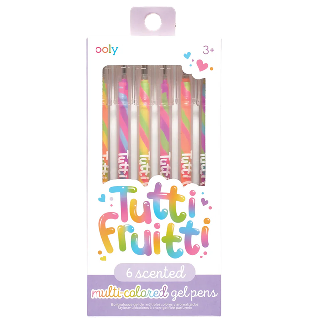 Tutti Fruitti Scented Gel Pens - Multi-Colored - Set of 6