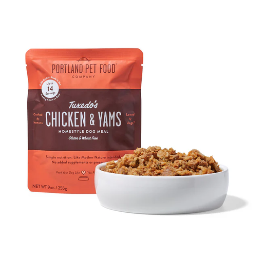 Portland Pet Food Tuxedo's Chicken & Yams Homestyle Dog Meal 9oz