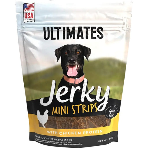 Ultimates Jerky Chicken Mini Strips Dog Treats 7 oz.