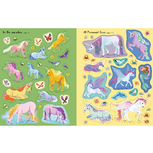 Unicorns First Sticker Book | Usborne