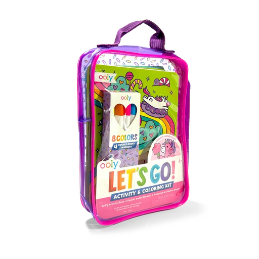 Let's Go Activity & Coloring Kit Unicorn Candy Town
