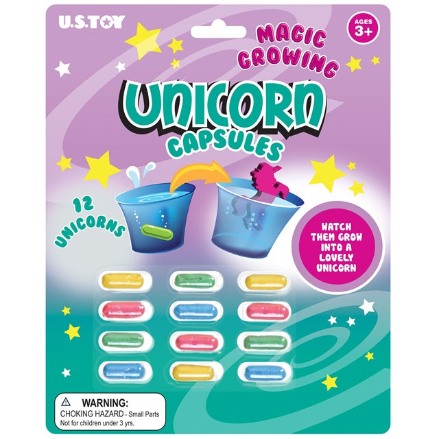 Magic Growing Capsules 12-Pack, Unicorn