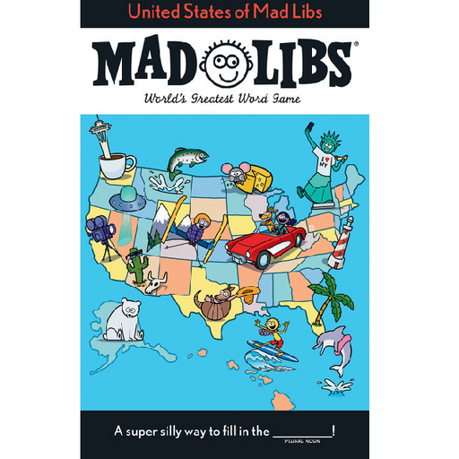 United States of Mad Libs Word Game Activity Book