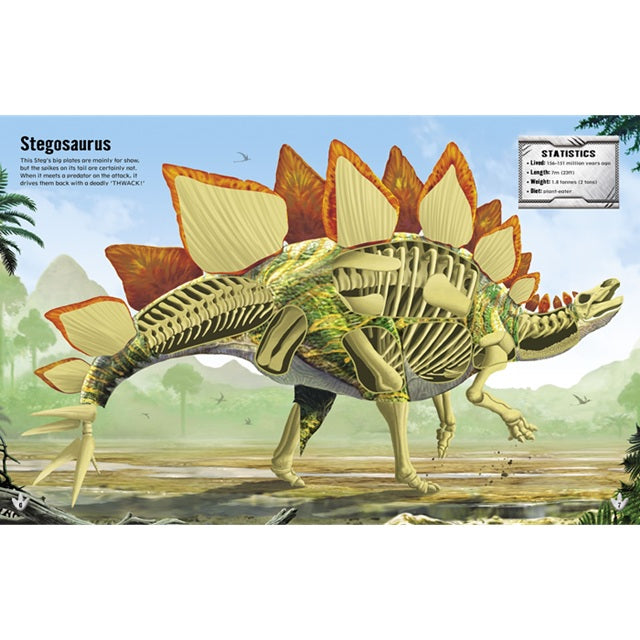 Build Your Own Dinosaurs Sticker Book | Usborne