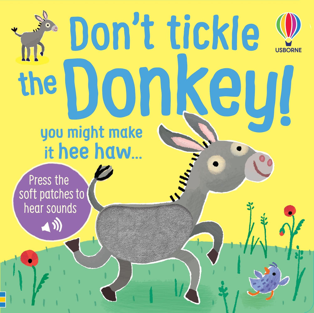 Don't Tickle the Donkey! Textures & Sounds Book | Usborne