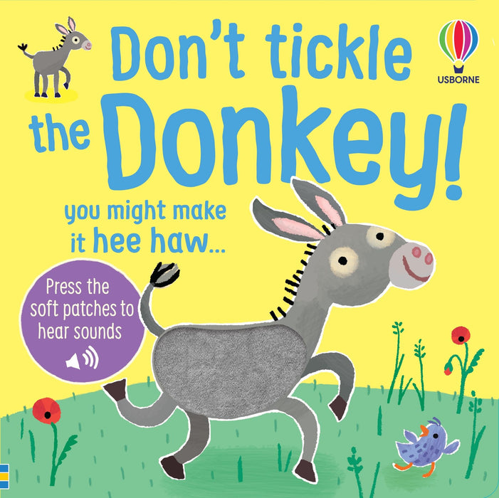 Don't Tickle the Donkey! Textures & Sounds Book | Usborne