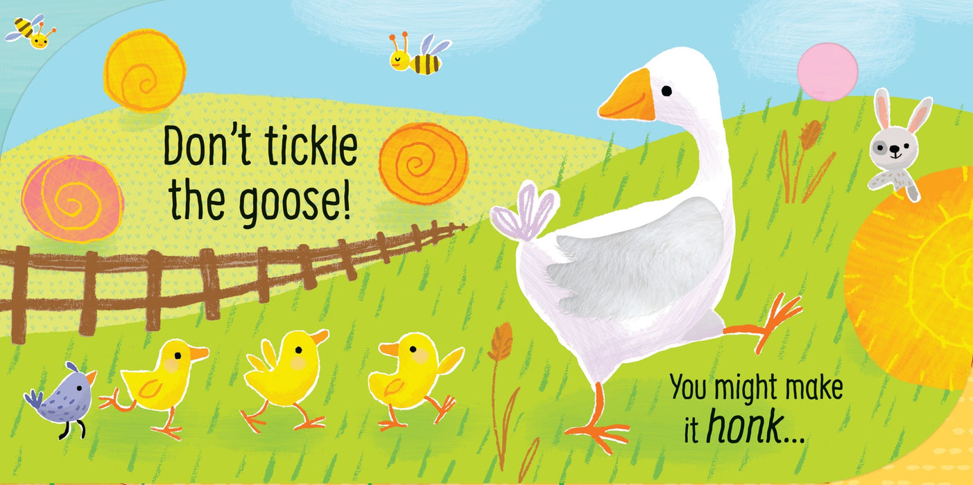 Don't Tickle the Donkey! Textures & Sounds Book | Usborne