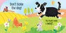 Don't Tickle the Donkey! Textures & Sounds Book | Usborne