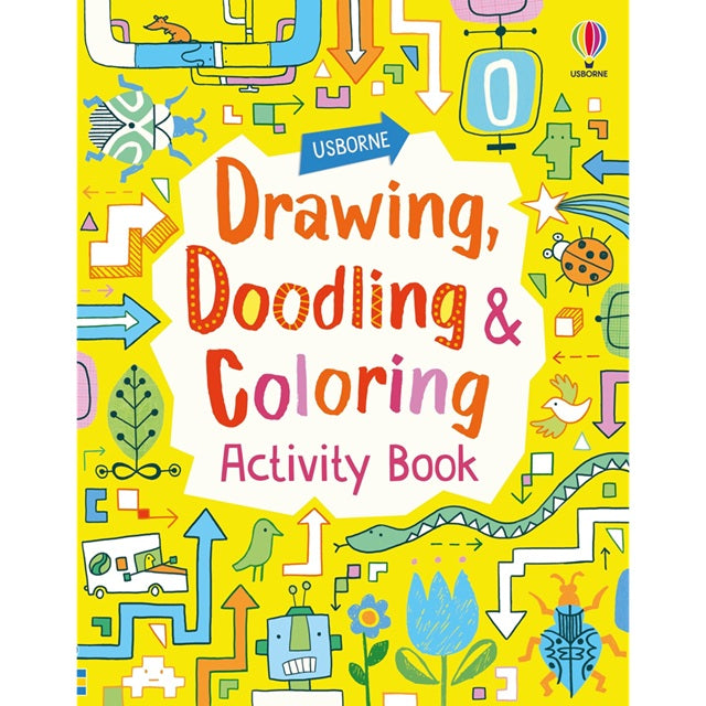 Drawing, Doodling and Coloring Activity Book | Usborne
