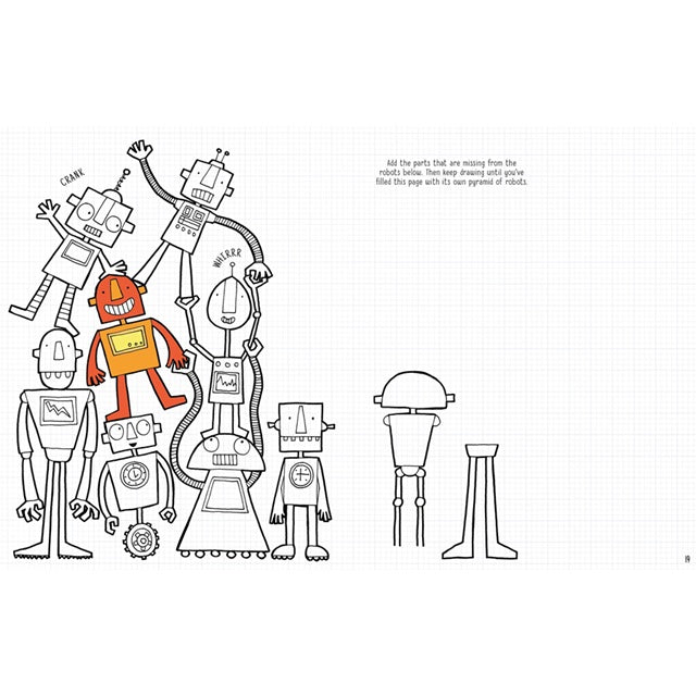 Drawing, Doodling and Coloring Activity Book | Usborne