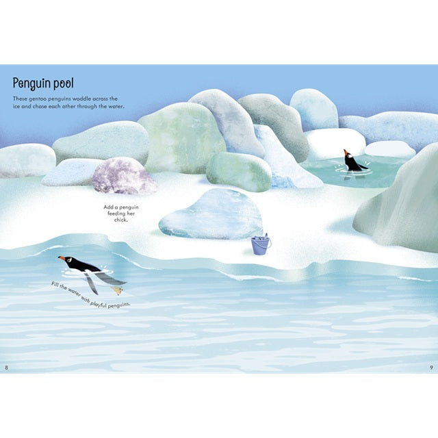 Little First Stickers Aquarium Sticker Book | Usborne