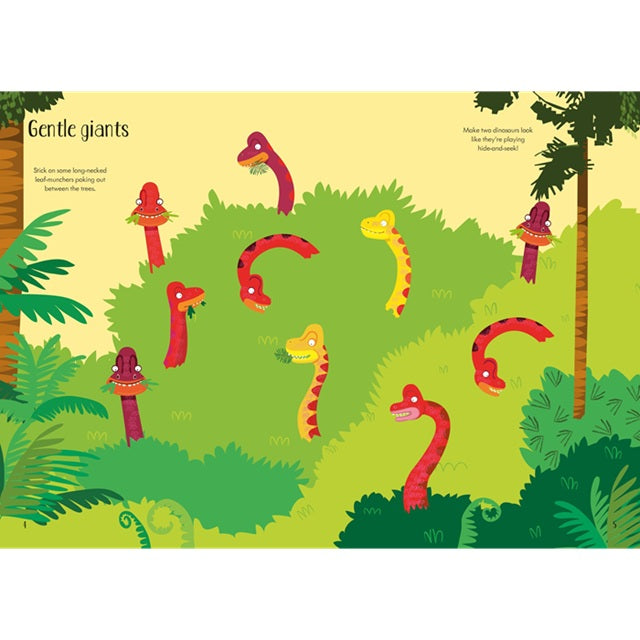 Little First Stickers Dinosaurs Sticker Book | Usborne