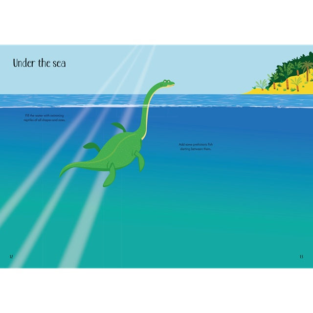 Little First Stickers Dinosaurs Sticker Book | Usborne