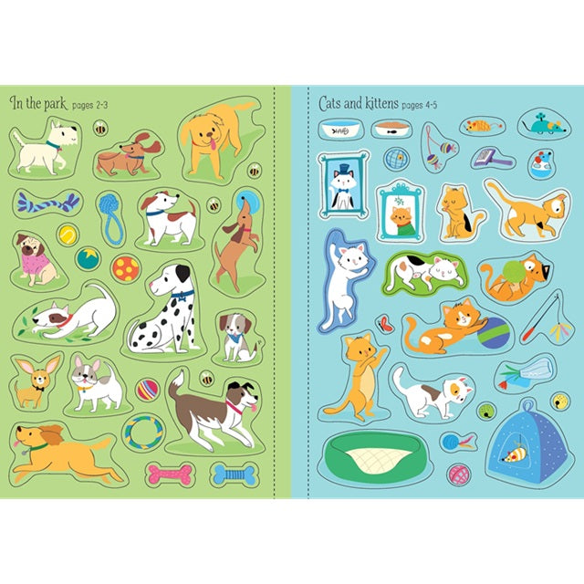 Little First Stickers Pets Sticker Book | Usborne