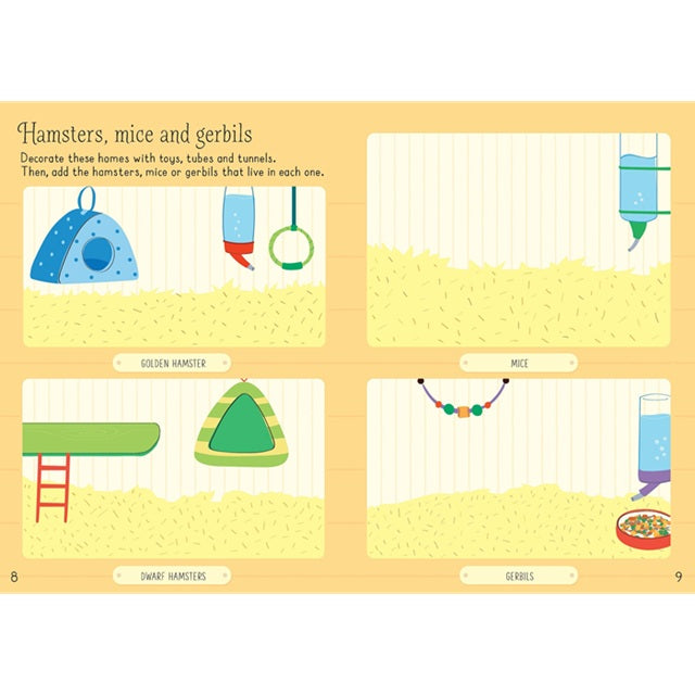 Little First Stickers Pets Sticker Book | Usborne