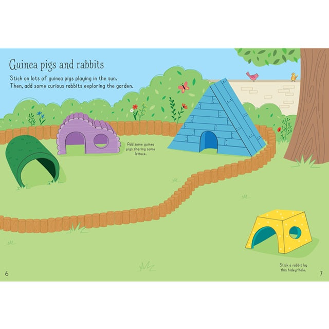 Little First Stickers Pets Sticker Book | Usborne