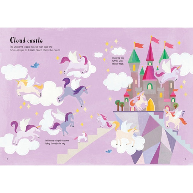 Little First Stickers Unicorns Sticker Book | Usborne