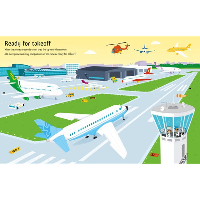 First Sticker Book Airport | Usborne