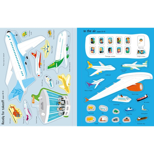 First Sticker Book Airport | Usborne