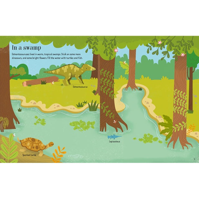 First Sticker Book Dinosaurs | Usborne