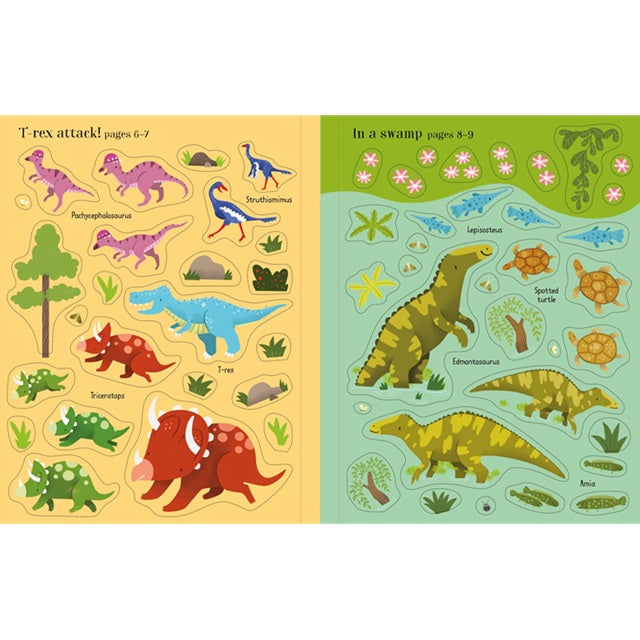 First Sticker Book Dinosaurs | Usborne