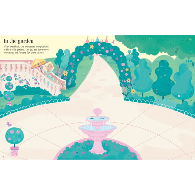 First Sticker Book Princesses | Usborne