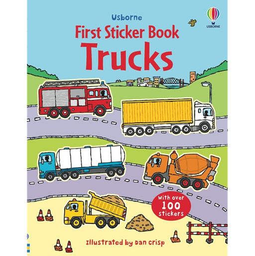 First Sticker Book Trucks | Usborne
