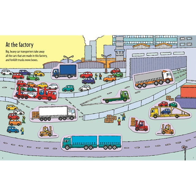 First Sticker Book Trucks | Usborne