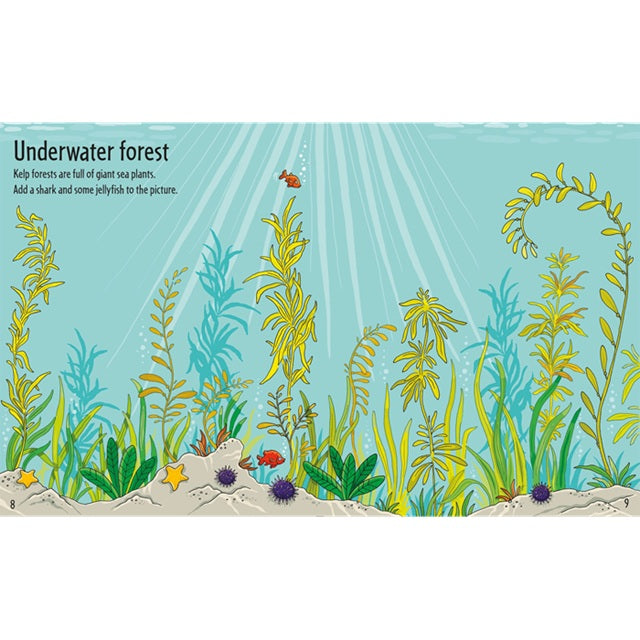 First Sticker Book Under the Sea | Usborne