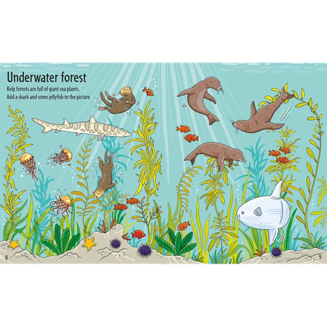 First Sticker Book Under the Sea | Usborne
