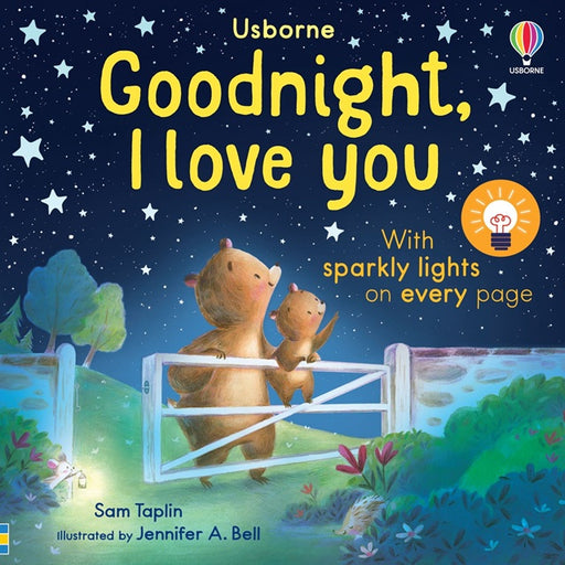 Goodnight, I Love You Twinkly Light Up Board Book | Usborne