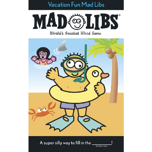 Vacation Fun Mad Libs Word Game Activity Book