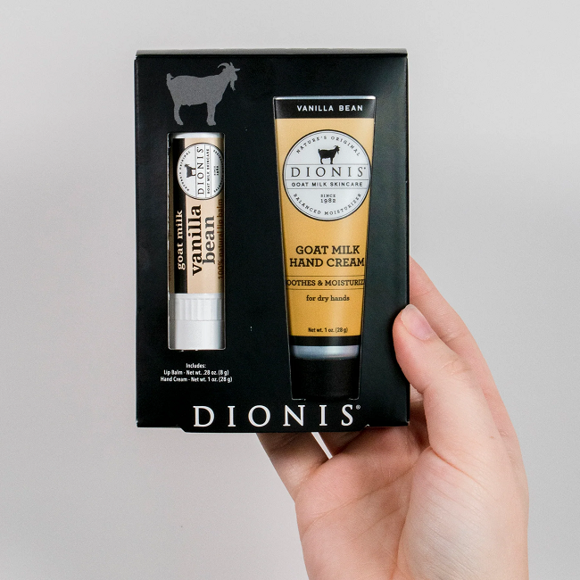 Dionis Vanilla Bean Lip & Hand Set