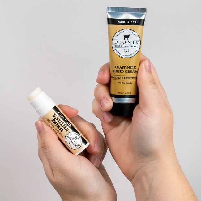 Dionis Vanilla Bean Lip & Hand Set