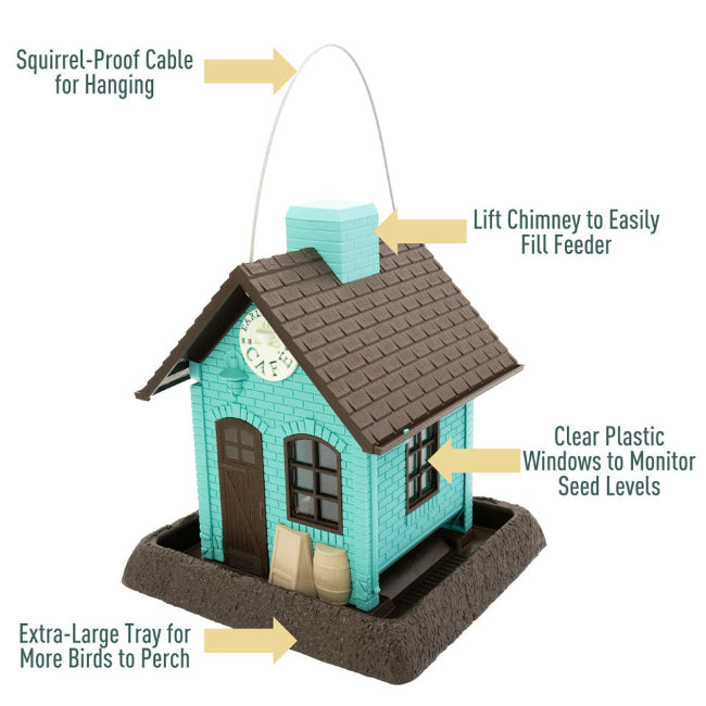 Village Collection Early Bird Café Birdfeeder