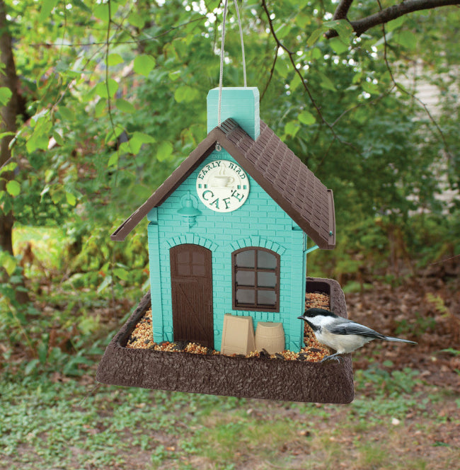 Village Collection Early Bird Café Birdfeeder