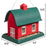 Village Collection Large Red Barn Birdfeeder