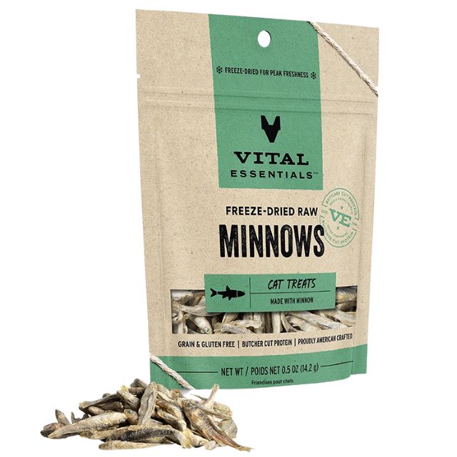 Vital Essentials Freeze-Dried Raw Minnows Cat Treats 0.5-oz