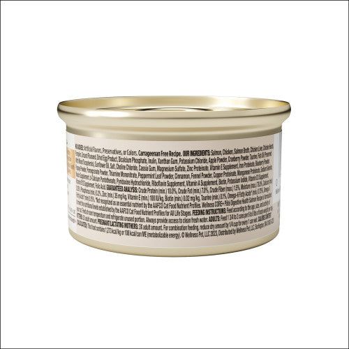 Wellness Core+ Digestive Health Salmon Pate Wet Cat Food 3oz Can